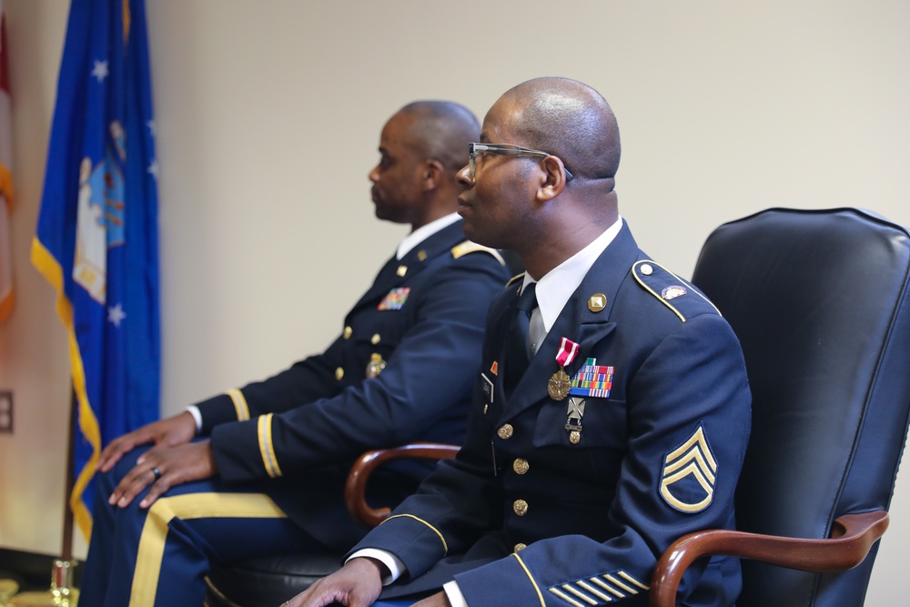 District of Columbia National Guard holds retirement ceremony for Staff Sgt. Glenn M. Lewis
