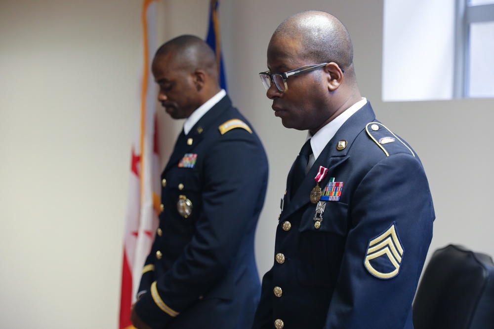 District of Columbia National Guard holds retirement ceremony for Staff Sgt. Glenn M. Lewis