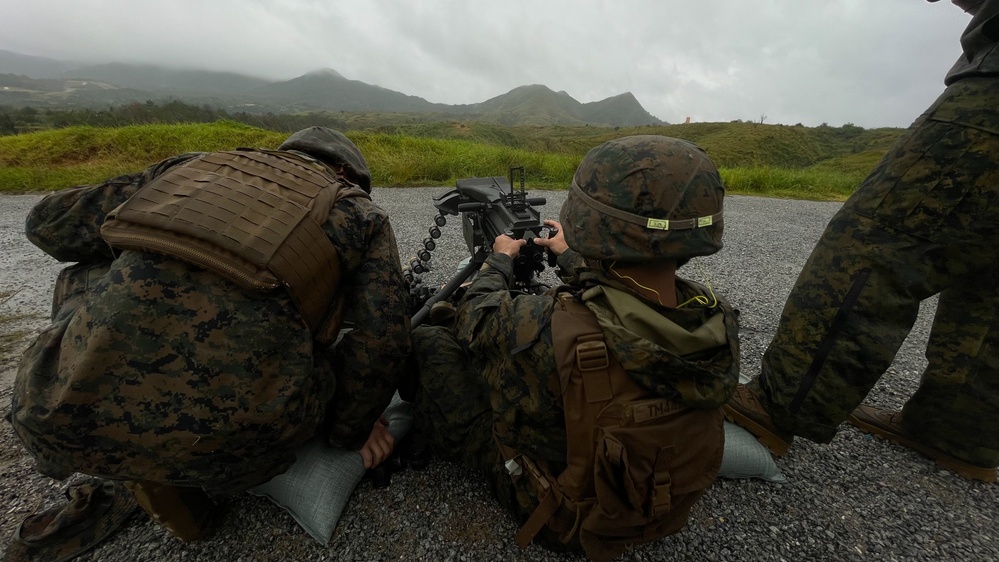 Third Battalion Third Marines Mark 19 Automatic Grenade Launcher and M240B Range