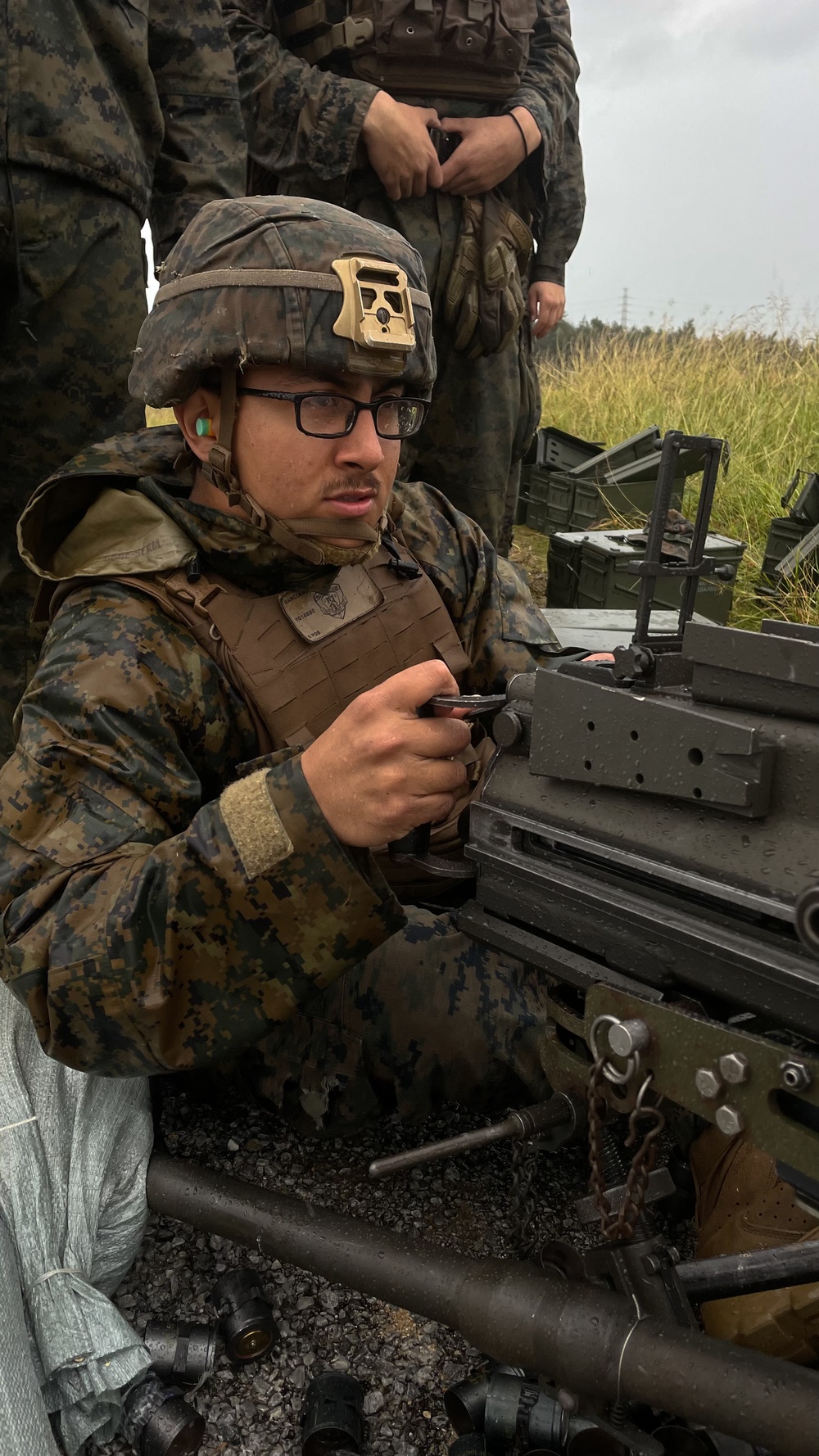 Third Battalion Third Marines Mark 19 Automatic Grenade Launcher and M240B Range