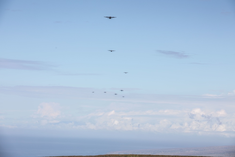 JPMRC 23-01 Airdrop at Pohakuloa Training Grounds