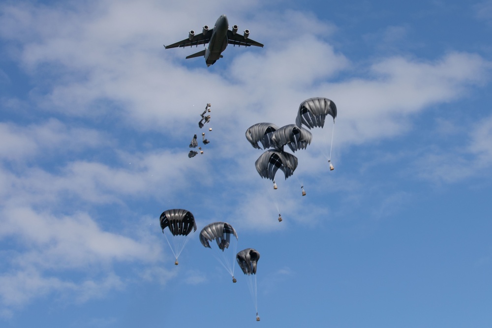 JPMRC 23-01 Airdrop at Pohakuloa Training Grounds