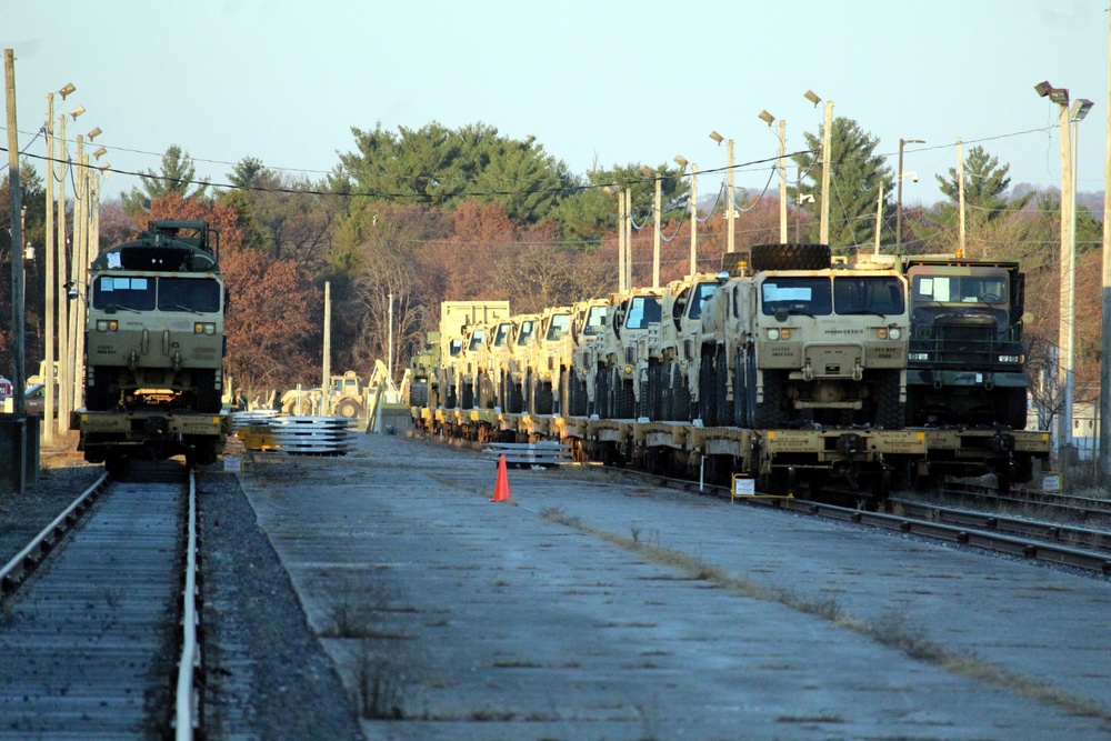 Fort McCoy supports rail movement for Army Reserve’s 411th Engineer Company