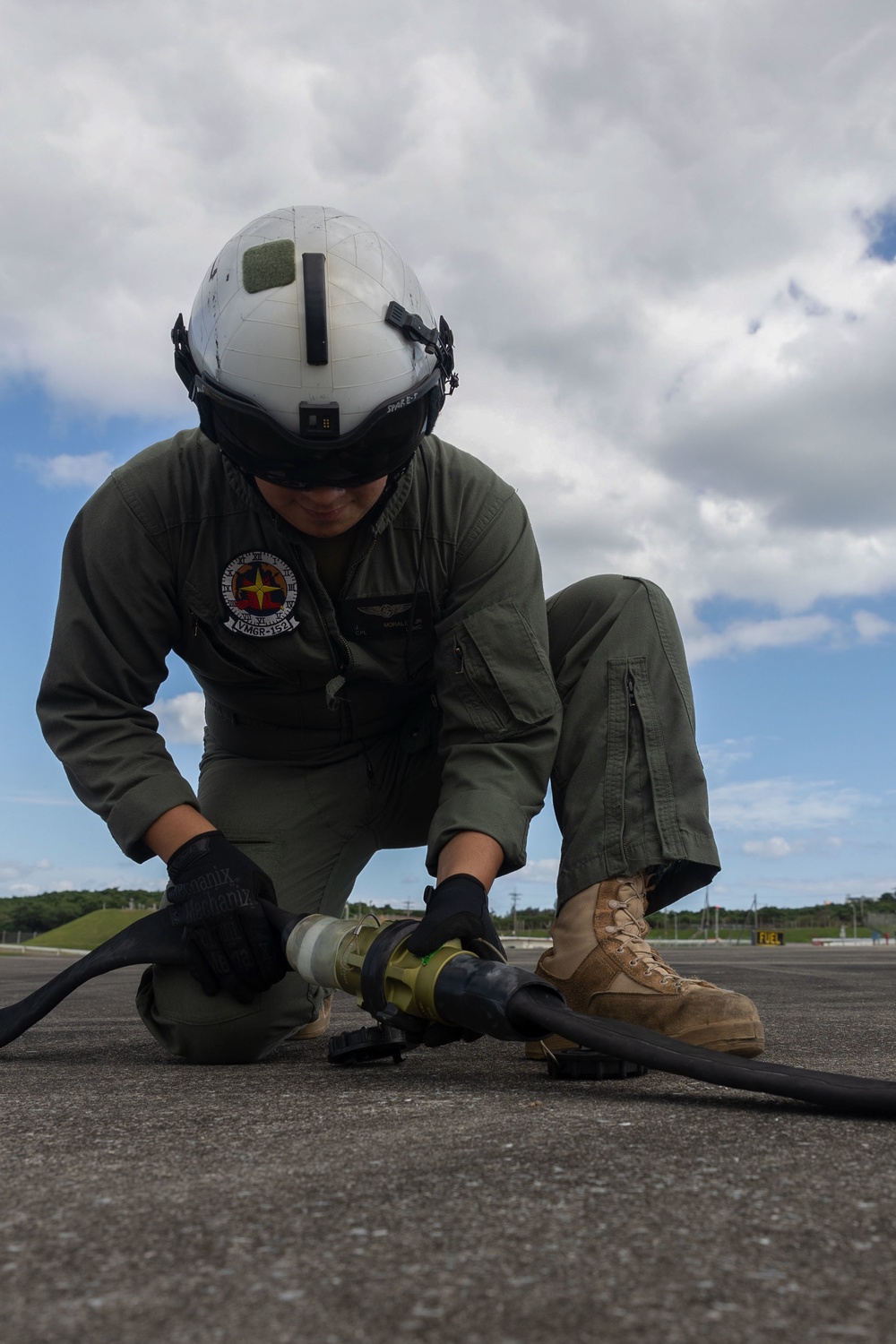 VMGR 152 Conducts Air Delivered Ground Refueling