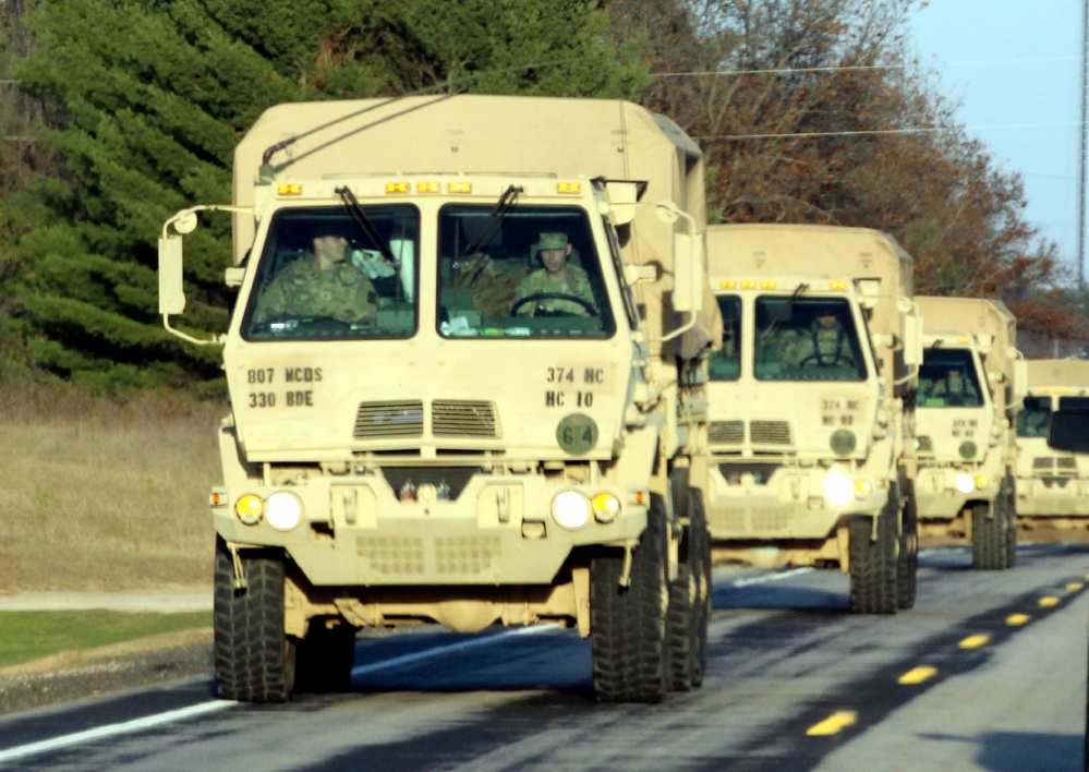 November 2022 training operations at Fort McCoy
