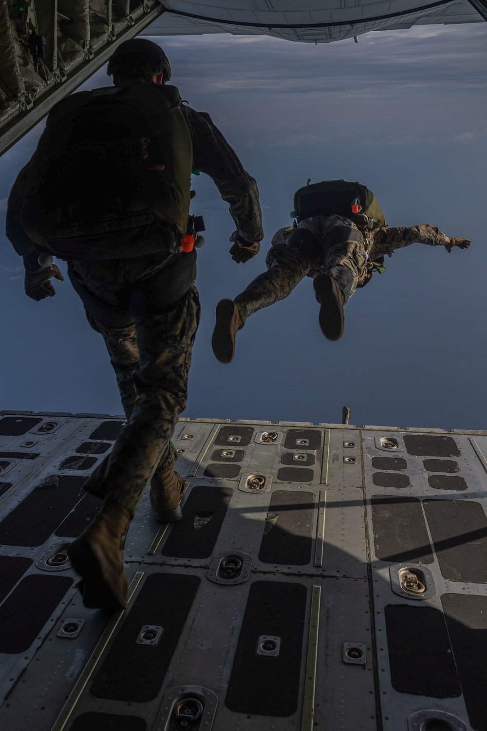 Freefall Jumps From a KC-130J Hercules