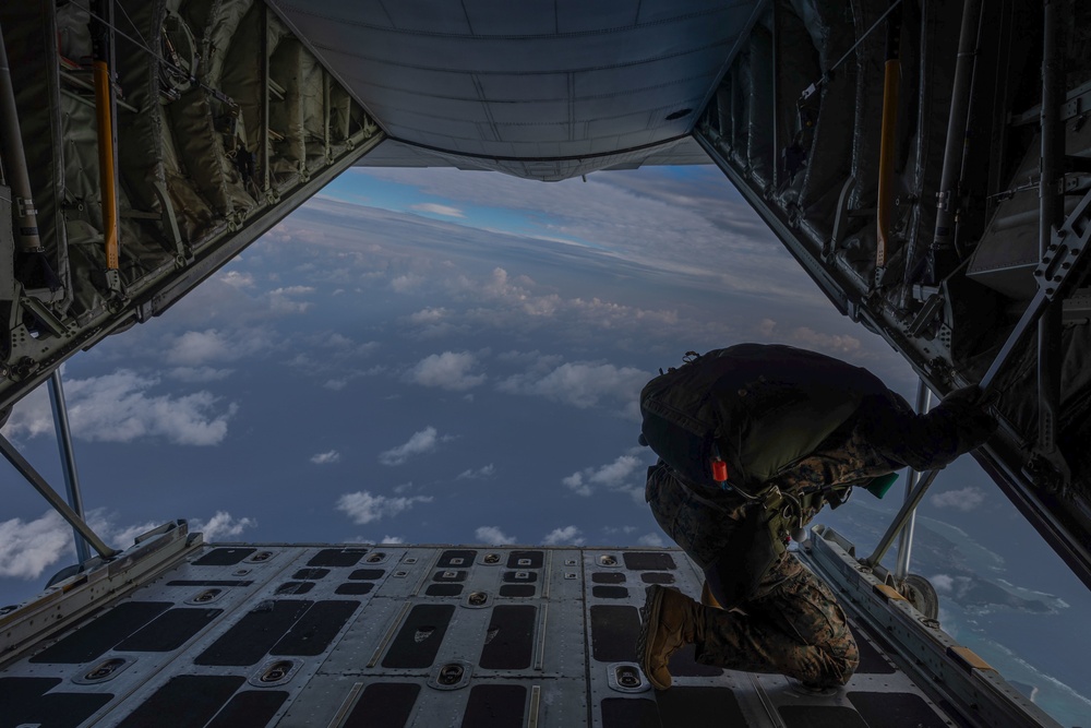 Freefall Jumps From a KC-130J Hercules