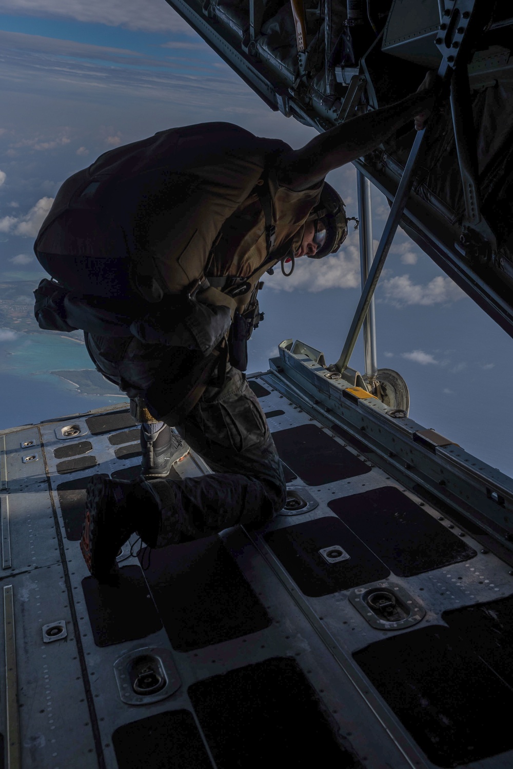 Freefall Jumps From a KC-130J Hercules