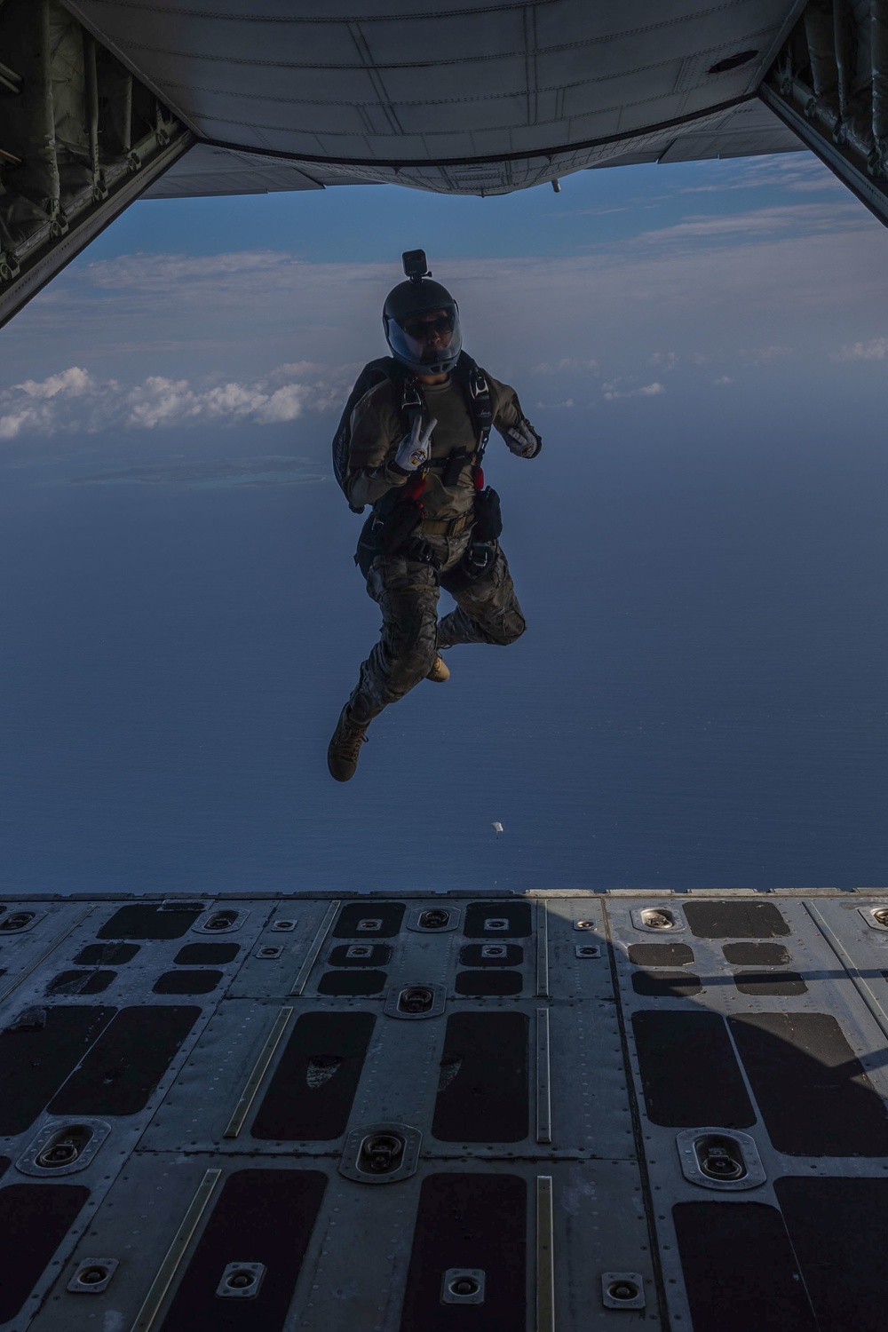 Freefall Jumps From a KC-130J Hercules