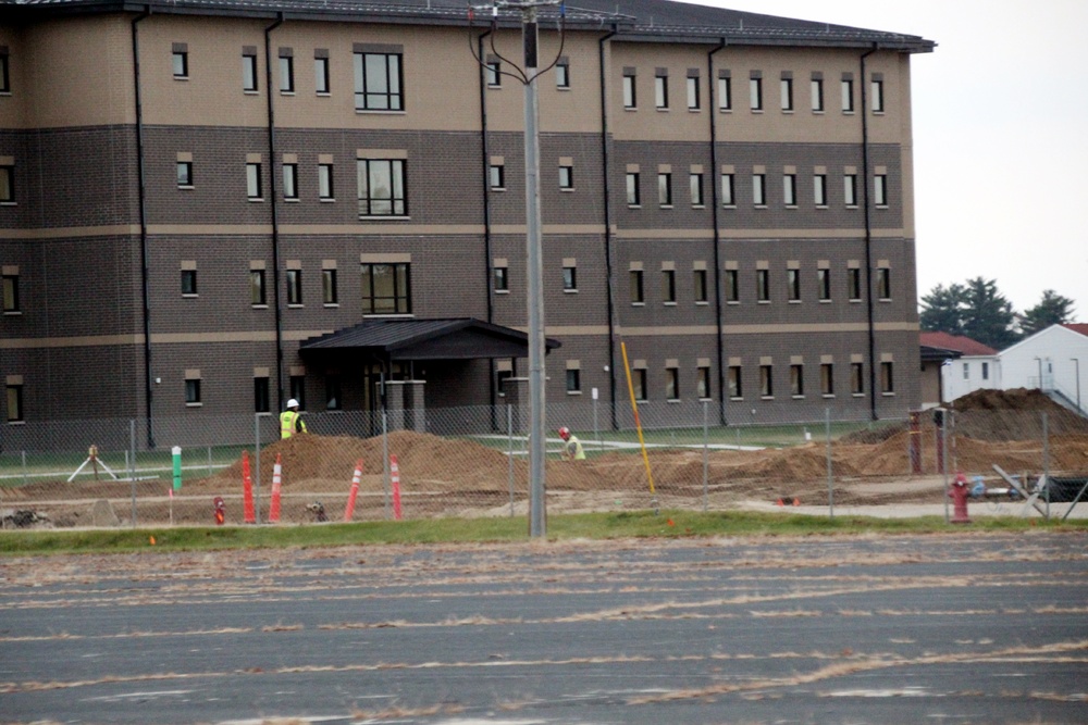 November 2022 construction operations of $11.96 million transient training brigade headquarters at Fort McCoy