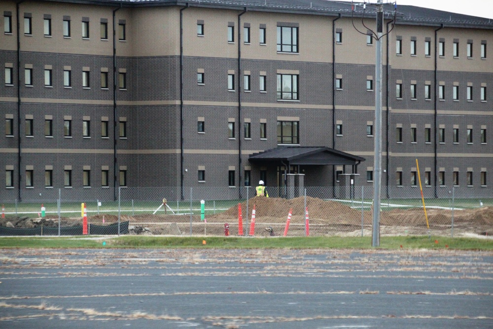 November 2022 construction operations of $11.96 million transient training brigade headquarters at Fort McCoy