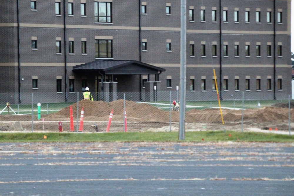 November 2022 construction operations of $11.96 million transient training brigade headquarters at Fort McCoy