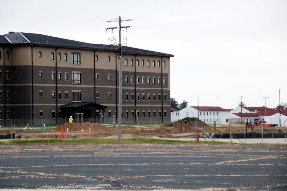 November 2022 construction operations of $11.96 million transient training brigade headquarters at Fort McCoy