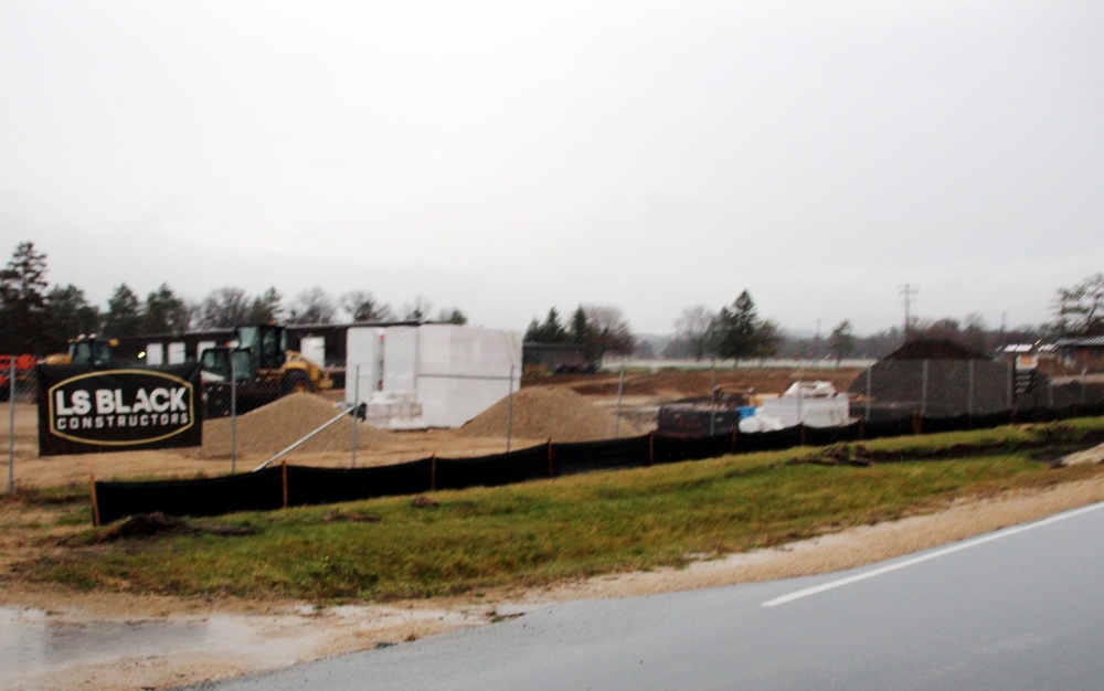 November 2022 construction operations of $11.96 million transient training brigade headquarters at Fort McCoy