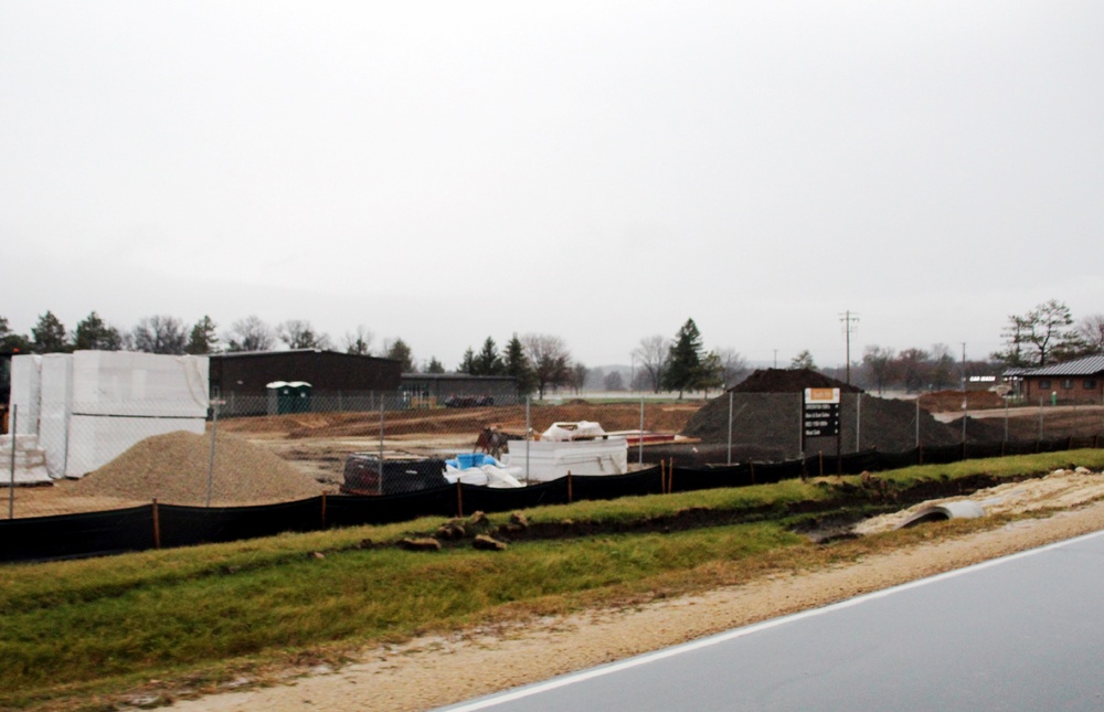 November 2022 construction operations of $11.96 million transient training brigade headquarters at Fort McCoy