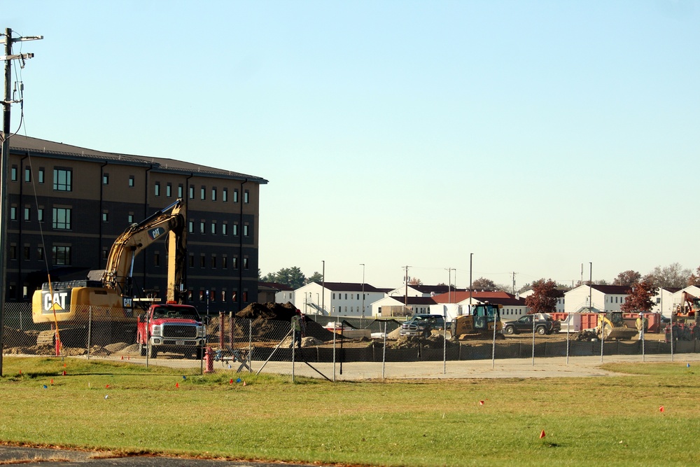 November 2022 construction operations of $11.96 million transient training brigade headquarters at Fort McCoy