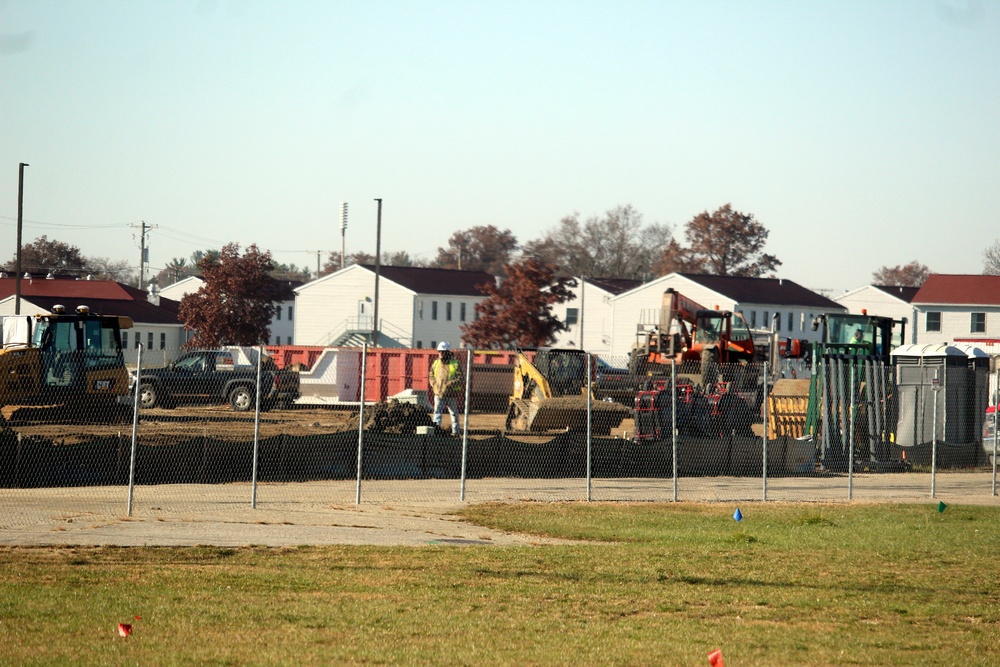 November 2022 construction operations of $11.96 million transient training brigade headquarters at Fort McCoy