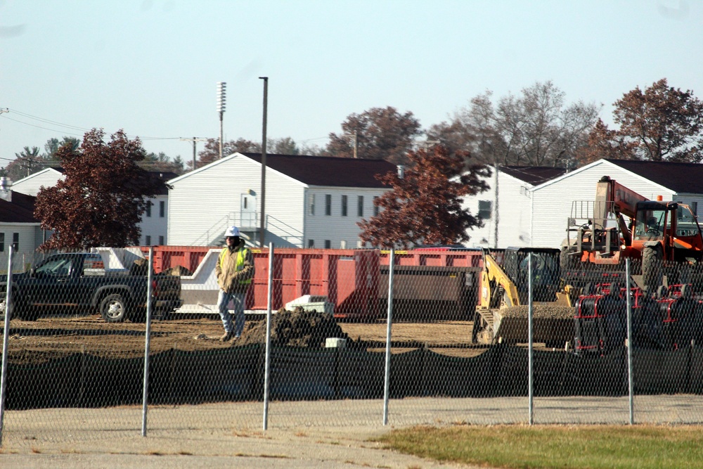 November 2022 construction operations of $11.96 million transient training brigade headquarters at Fort McCoy