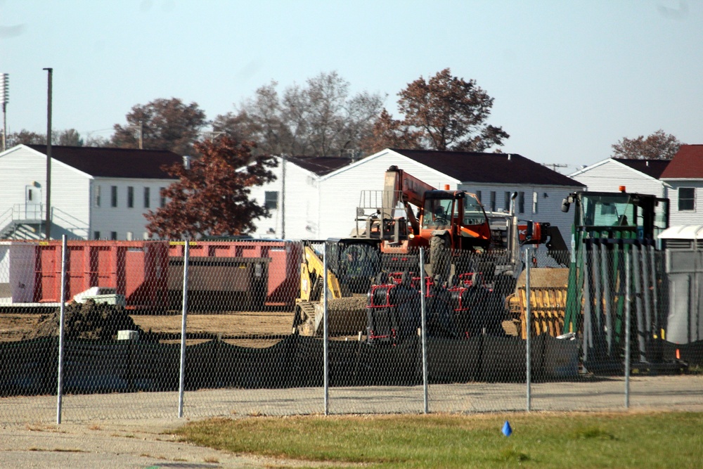 November 2022 construction operations of $11.96 million transient training brigade headquarters at Fort McCoy