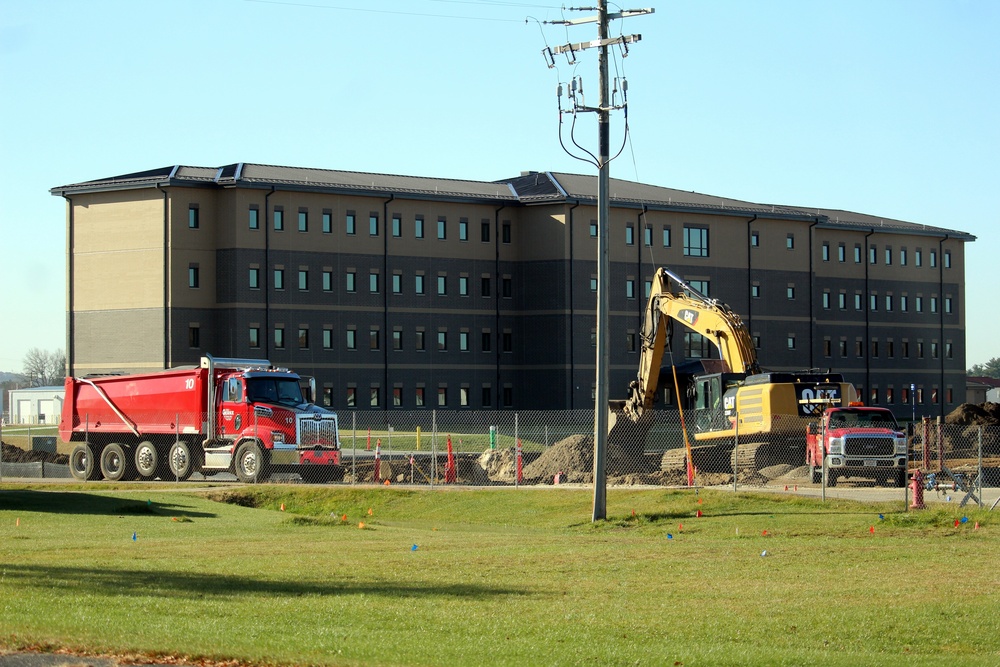 November 2022 construction operations of $11.96 million transient training brigade headquarters at Fort McCoy