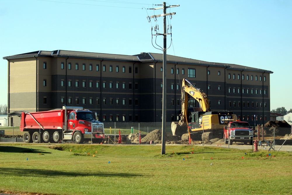 November 2022 construction operations of $11.96 million transient training brigade headquarters at Fort McCoy