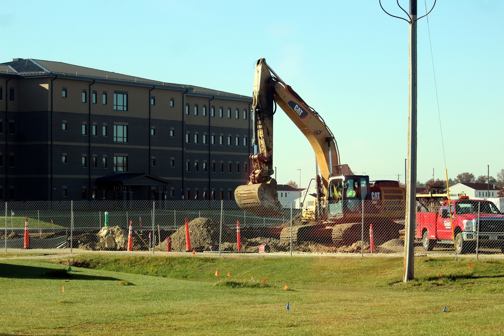 November 2022 construction operations of $11.96 million transient training brigade headquarters at Fort McCoy