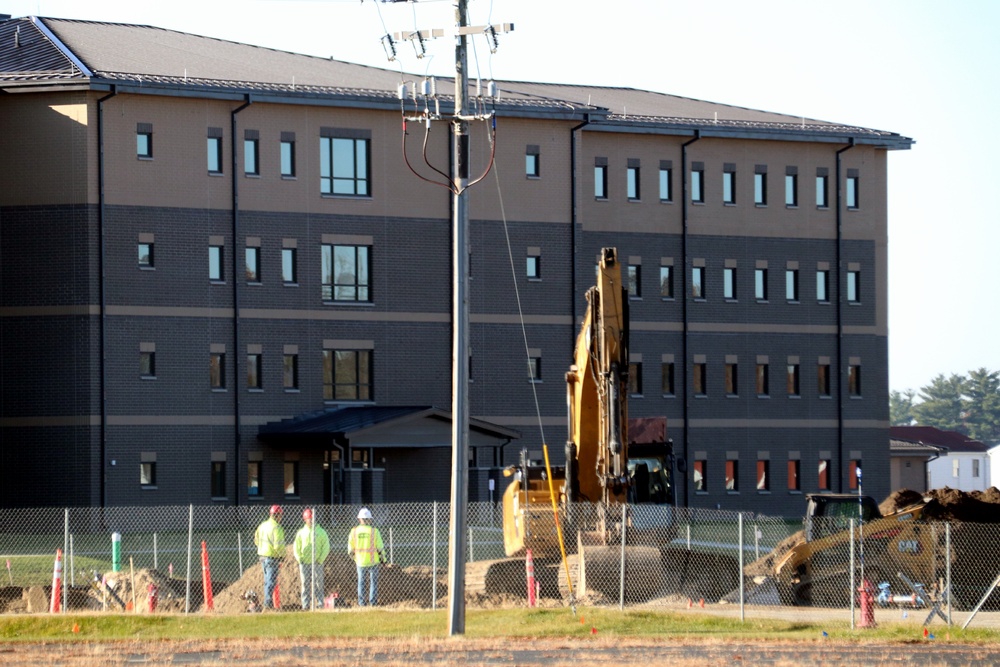 November 2022 construction operations of $11.96 million transient training brigade headquarters at Fort McCoy