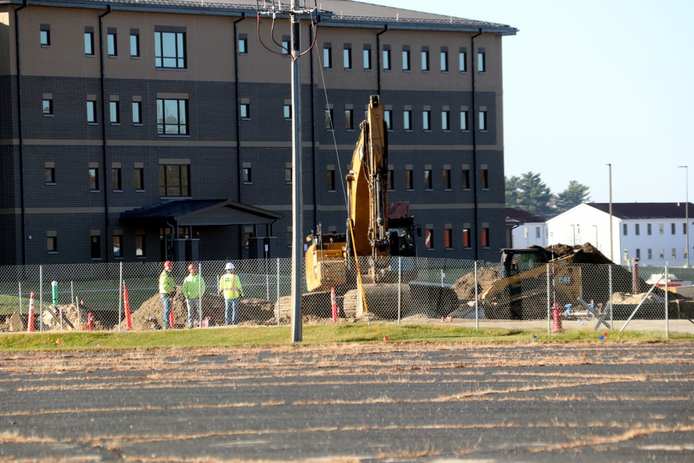 November 2022 construction operations of $11.96 million transient training brigade headquarters at Fort McCoy