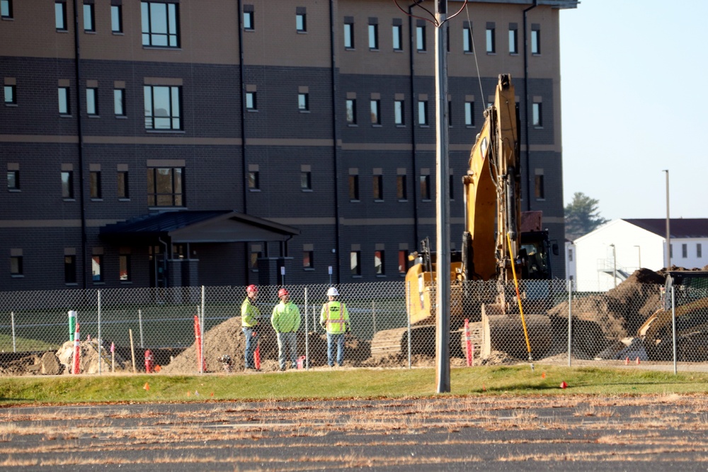 November 2022 construction operations of $11.96 million transient training brigade headquarters at Fort McCoy