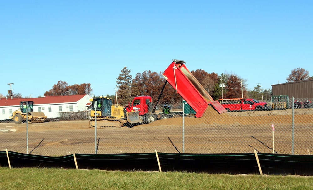 November 2022 construction operations of $11.96 million transient training brigade headquarters at Fort McCoy