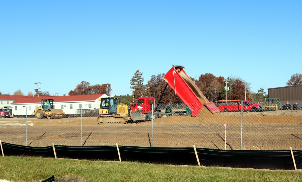 November 2022 construction operations of $11.96 million transient training brigade headquarters at Fort McCoy