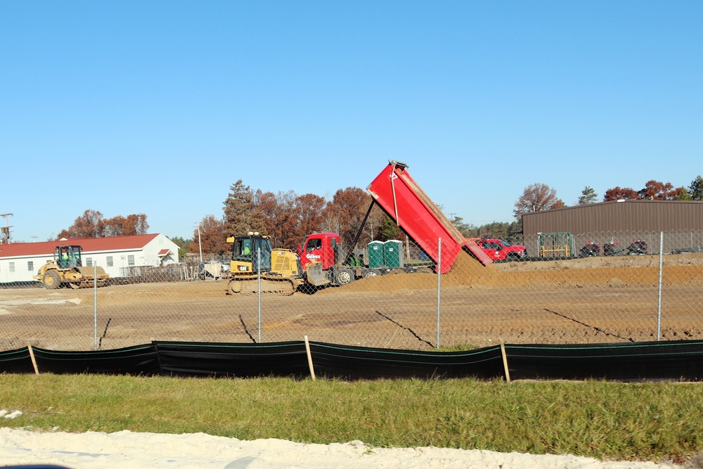 November 2022 construction operations of $11.96 million transient training brigade headquarters at Fort McCoy