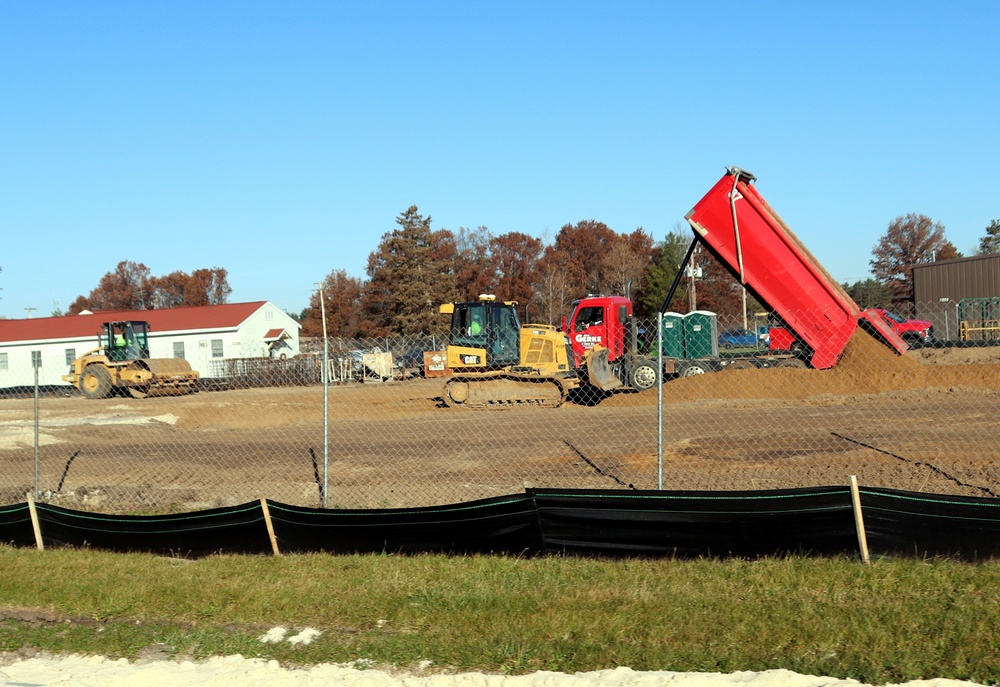 November 2022 construction operations of $11.96 million transient training brigade headquarters at Fort McCoy