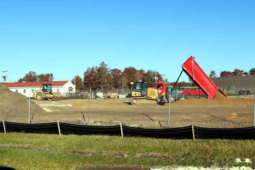 November 2022 construction operations of $11.96 million transient training brigade headquarters at Fort McCoy