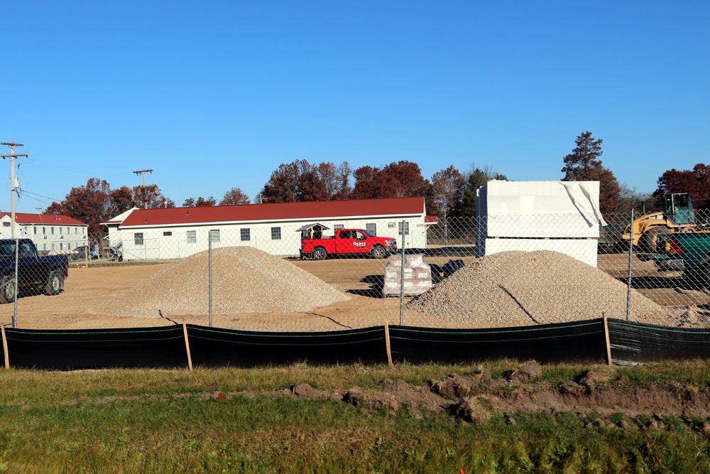 November 2022 construction operations of $11.96 million transient training brigade headquarters at Fort McCoy