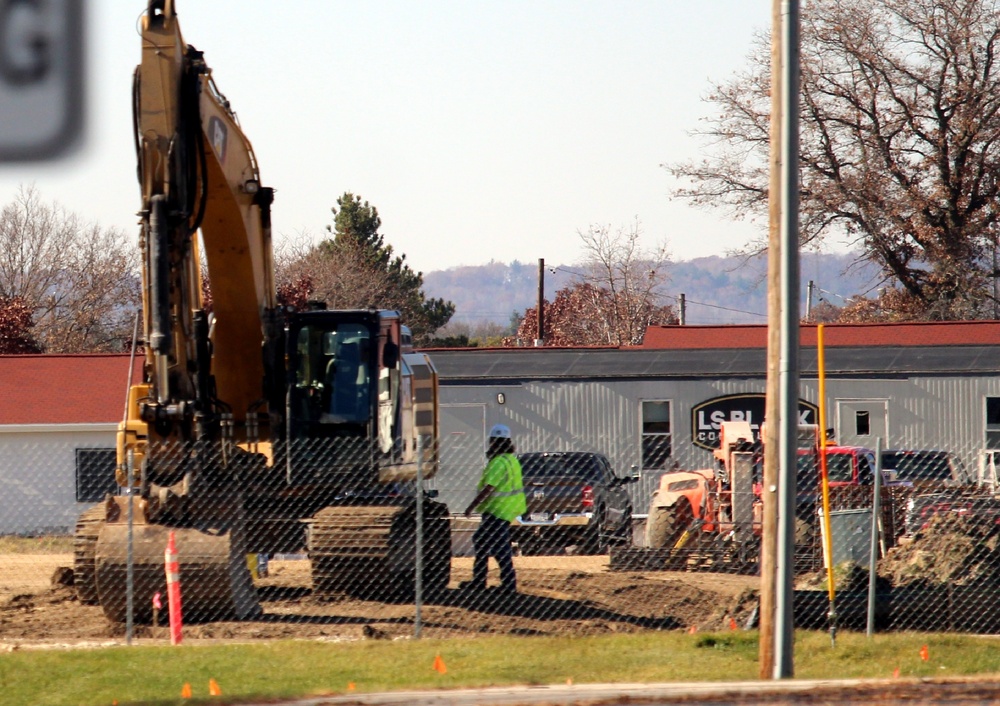 November 2022 construction operations of $11.96 million transient training brigade headquarters at Fort McCoy