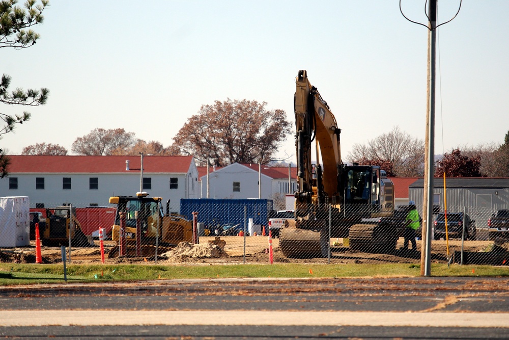 November 2022 construction operations of $11.96 million transient training brigade headquarters at Fort McCoy