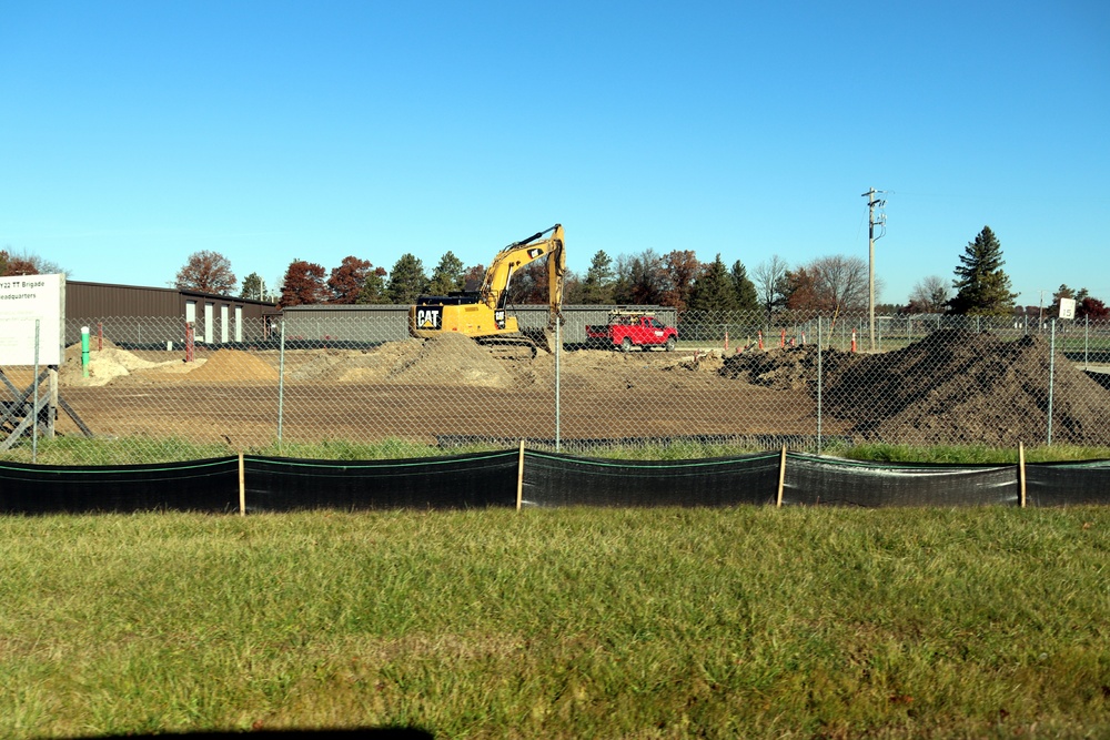 November 2022 construction operations of $11.96 million transient training brigade headquarters at Fort McCoy