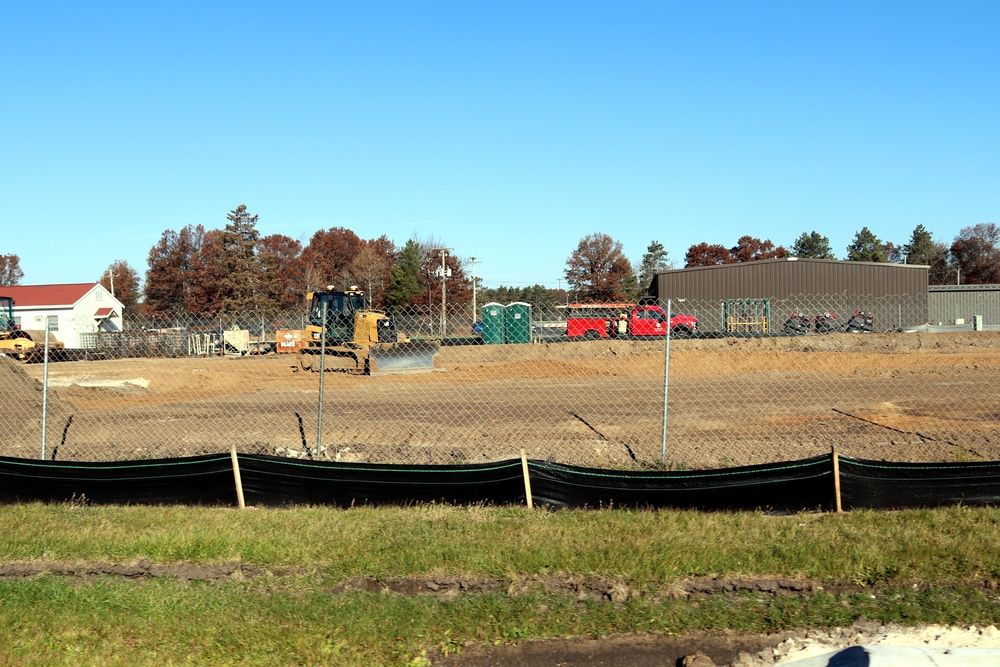 November 2022 construction operations of $11.96 million transient training brigade headquarters at Fort McCoy