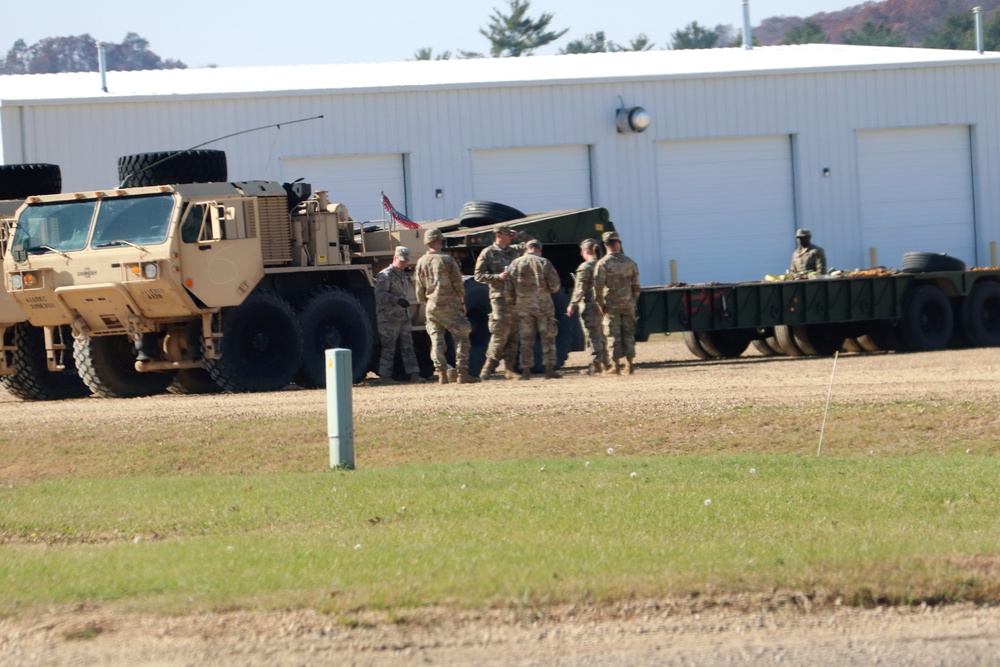 October 2022 training operations at Fort McCoy