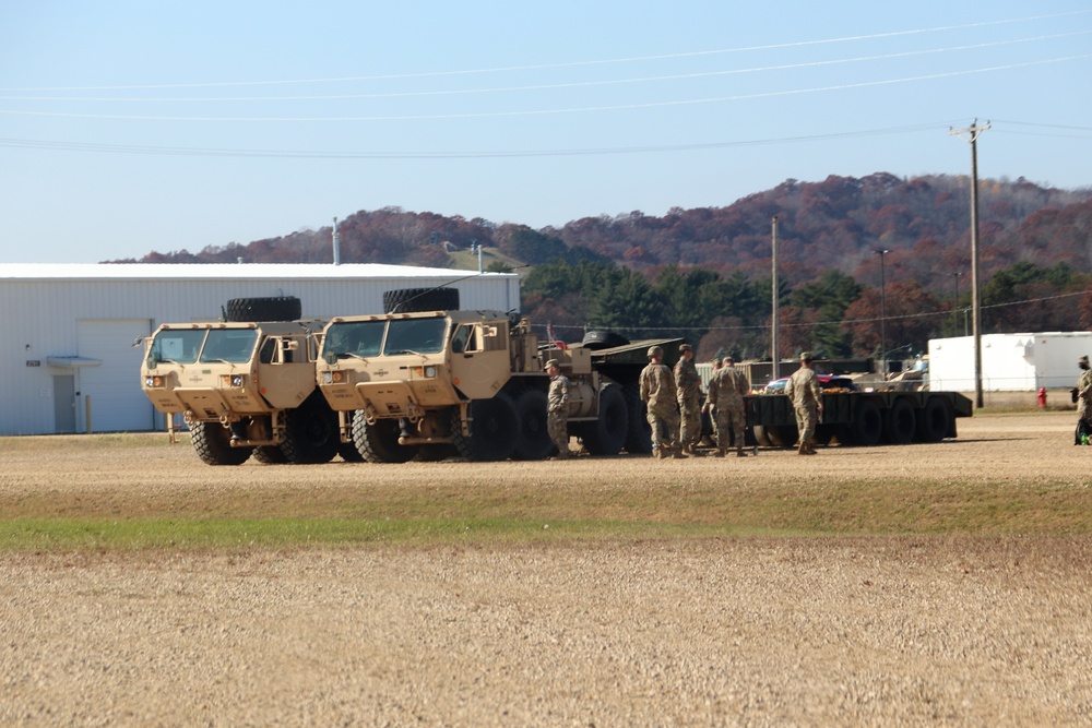 October 2022 training operations at Fort McCoy