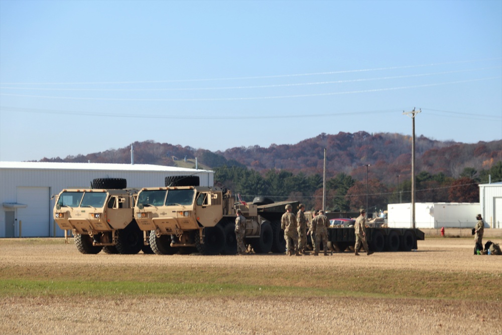 October 2022 training operations at Fort McCoy