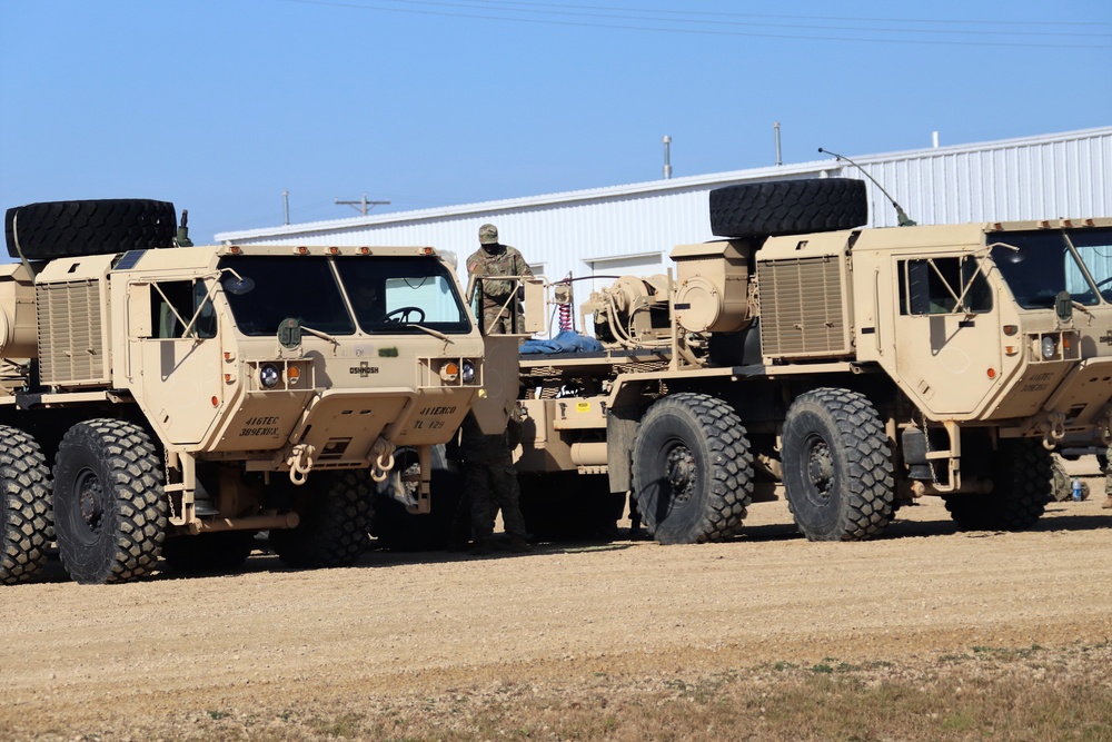 October 2022 training operations at Fort McCoy