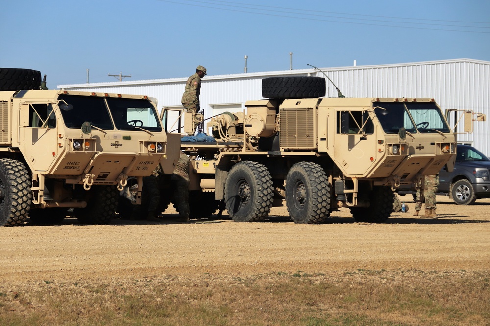 October 2022 training operations at Fort McCoy