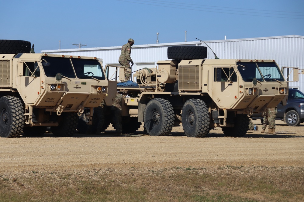 October 2022 training operations at Fort McCoy