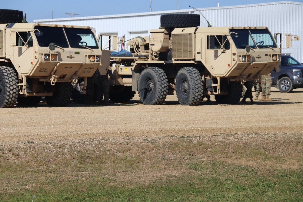 October 2022 training operations at Fort McCoy