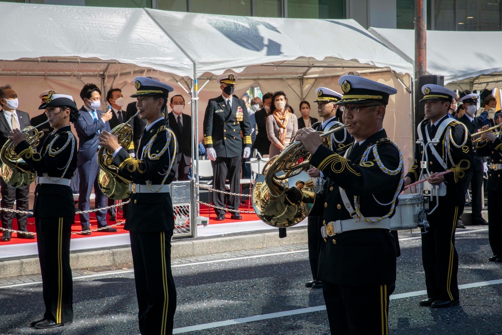 C7F Commander Attends Japan Maritime Self-Defense Force’s International Fleet Review 2022 Parade