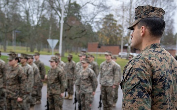U.S. Marines with Combat Logistics Battalion 6 Participate in Finnish-Swedish Heritage Day Parade with Finnish Soldiers