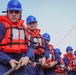 The Sullivans conducts replenishment-at-sea