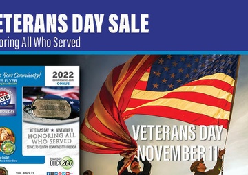 Regional sales flyers for Nov. 7-20 highlight increased patron savings for  Veterans Day and Thanksgiving